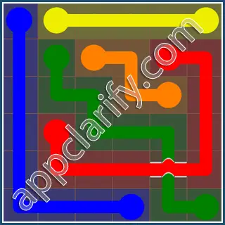 Flow Free: Bridges 6x6 Mania Pack Level 25 Solutions