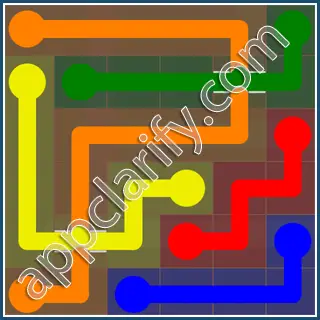 Flow Free: Bridges 6x6 Mania Pack Level 28 Solutions