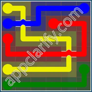 Flow Free: Bridges 6x6 Mania Pack Level 36 Solutions