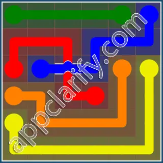 Flow Free: Bridges 6x6 Mania Pack Level 75 Solutions