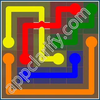 Flow Free: Bridges 6x6 Mania Pack Level 78 Solutions