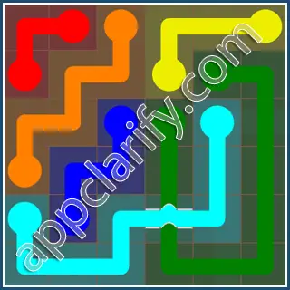 Flow Free: Bridges 6x6 Mania Pack Level 91 Solutions