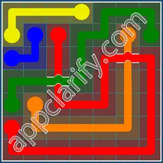 Flow Free: Bridges 7x7 Mania Pack Level 110 Solutions