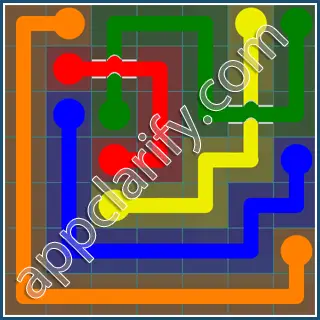 Flow Free: Bridges 7x7 Mania Pack Level 61 Solutions