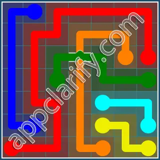 Flow Free: Bridges 7x7 Mania Pack Level 67 Solutions