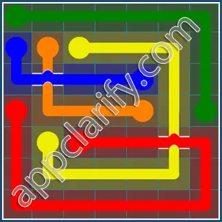 Flow Free: Bridges 7x7 Mania Pack Level 84 Solutions