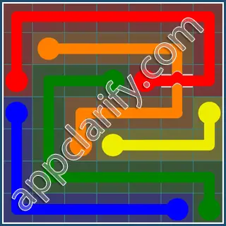 Flow Free: Bridges 7x7 Mania Pack Level 93 Solutions