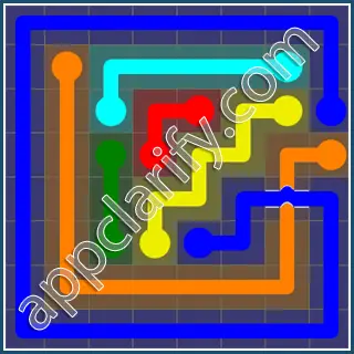 Flow Free: Bridges 8x8 Mania Pack Level 28 Solutions