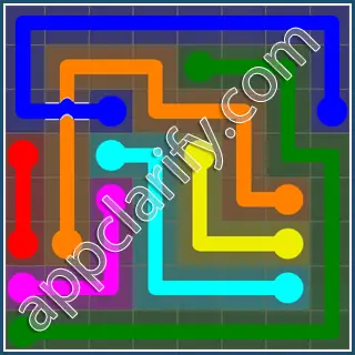 Flow Free: Bridges 8x8 Mania Pack Level 78 Solutions