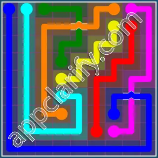 Flow Free: Bridges 9x9 Mania Pack Level 106 Solutions