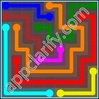 Flow Free: Bridges 9x9 Mania Pack Level 41 Solutions