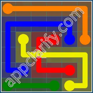 Flow Free: Bridges Interval Pack Level 1 Solutions