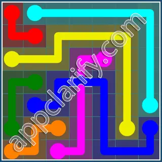 Flow Free: Bridges Interval Pack Level 117 Solutions