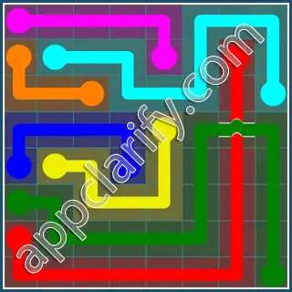 Flow Free: Bridges Interval Pack Level 137 Solutions