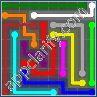 Flow Free: Bridges Interval Pack Level 14 Solutions