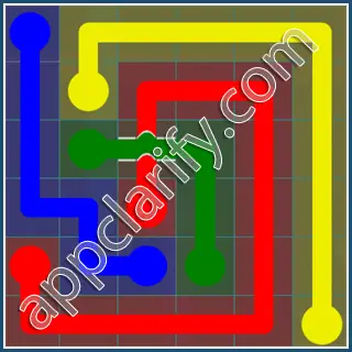 Flow Free: Bridges Interval Pack Level 47 Solutions