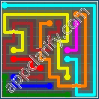 Flow Free: Bridges Interval Pack Level 65 Solutions