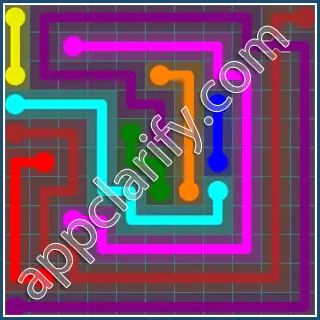 Flow Free: Bridges Interval Pack Level 85 Solutions