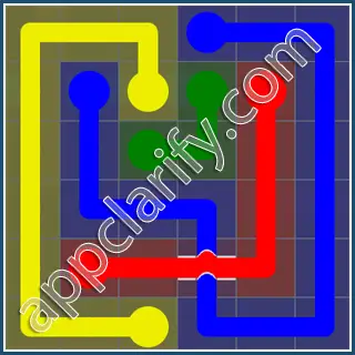 Flow Free: Bridges Rainbow Pack Level 8 Solutions