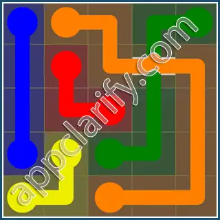 Flow Free: Bridges Starter Pack 5x5 Level 8 Solutions