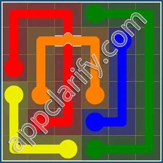 Flow Free: Bridges Starter Pack 6x6 Level 13 Solutions