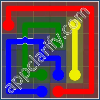 Flow Free: Bridges Starter Pack 6x6 Level 31 Solutions