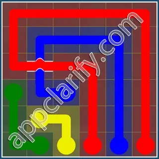 Flow Free: Bridges Starter Pack 6x6 Level 35 Solutions