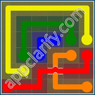 Flow Free: Bridges Starter Pack 6x6 Level 37 Solutions