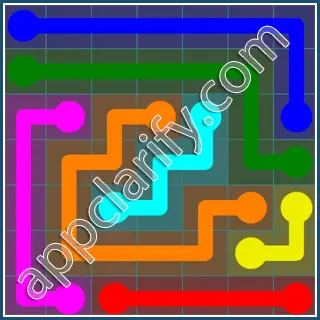 Flow Free Interval Pack Level 112 Solutions
