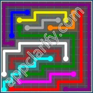 Flow Free Interval Pack Level 114 Solutions