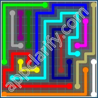 Flow Free Interval Pack Level 115 Solutions