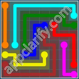 Flow Free Interval Pack Level 131 Solutions