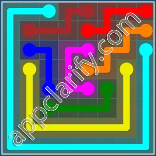Flow Free Interval Pack Level 138 Solutions