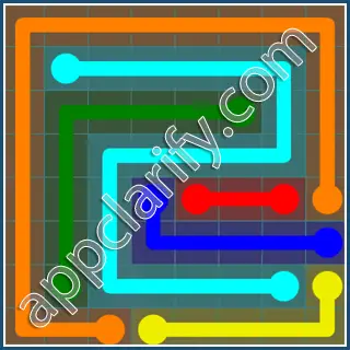 Flow Free Interval Pack Level 141 Solutions