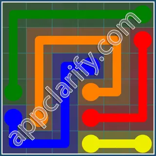 Flow Free Interval Pack Level 18 Solutions