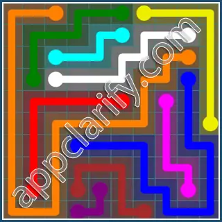 Flow Free Interval Pack Level 20 Solutions
