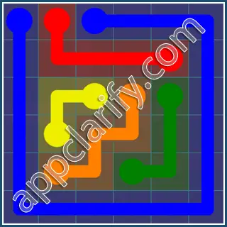 Flow Free Interval Pack Level 31 Solutions