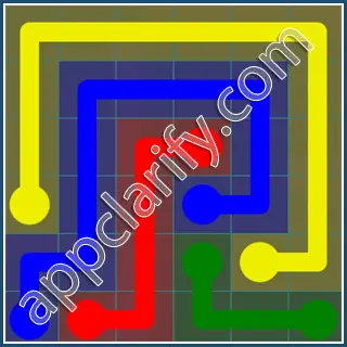 Flow Free Interval Pack Level 33 Solutions
