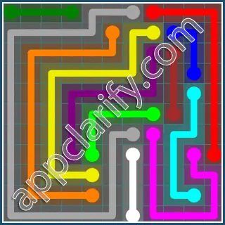 Flow Free Interval Pack Level 39 Solutions