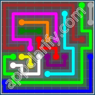 Flow Free Interval Pack Level 45 Solutions