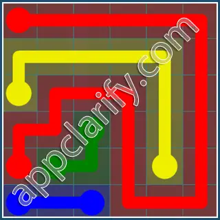 Flow Free Interval Pack Level 52 Solutions