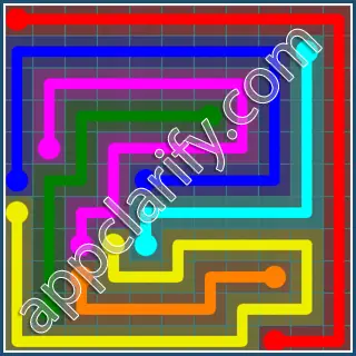 Flow Free Interval Pack Level 55 Solutions