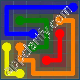 Flow Free Interval Pack Level 56 Solutions