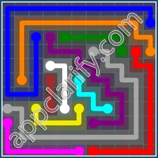 Flow Free Interval Pack Level 64 Solutions