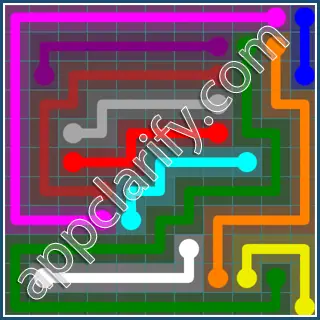 Flow Free Interval Pack Level 65 Solutions