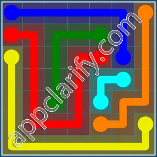 Flow Free Interval Pack Level 67 Solutions
