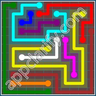 Flow Free Interval Pack Level 84 Solutions