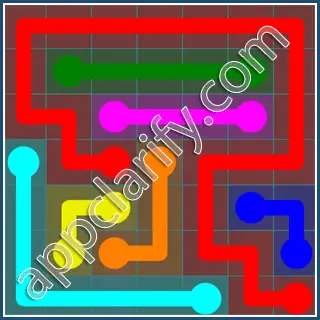 Flow Free Interval Pack Level 91 Solutions