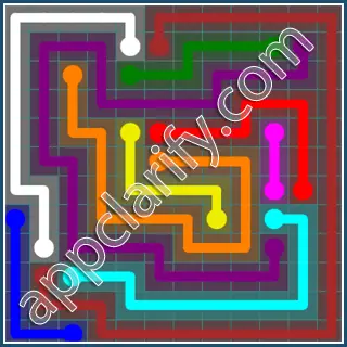 Flow Free Interval Pack Level 95 Solutions