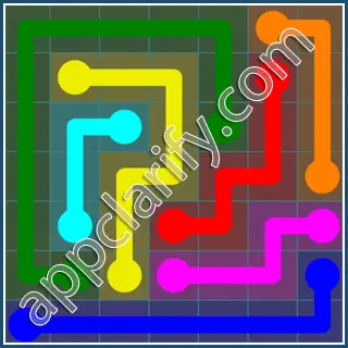 Flow Free Interval Pack Level 97 Solutions